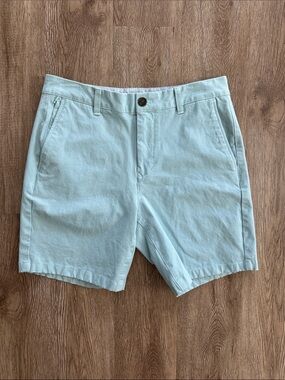 Bonobos Chino Standard Fit 7" Shorts Light Blue 30 Casual Preppy Golf